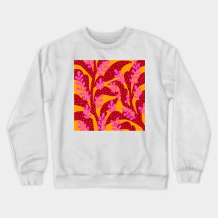 Purple pink and yellow orange leaves Crewneck Sweatshirt